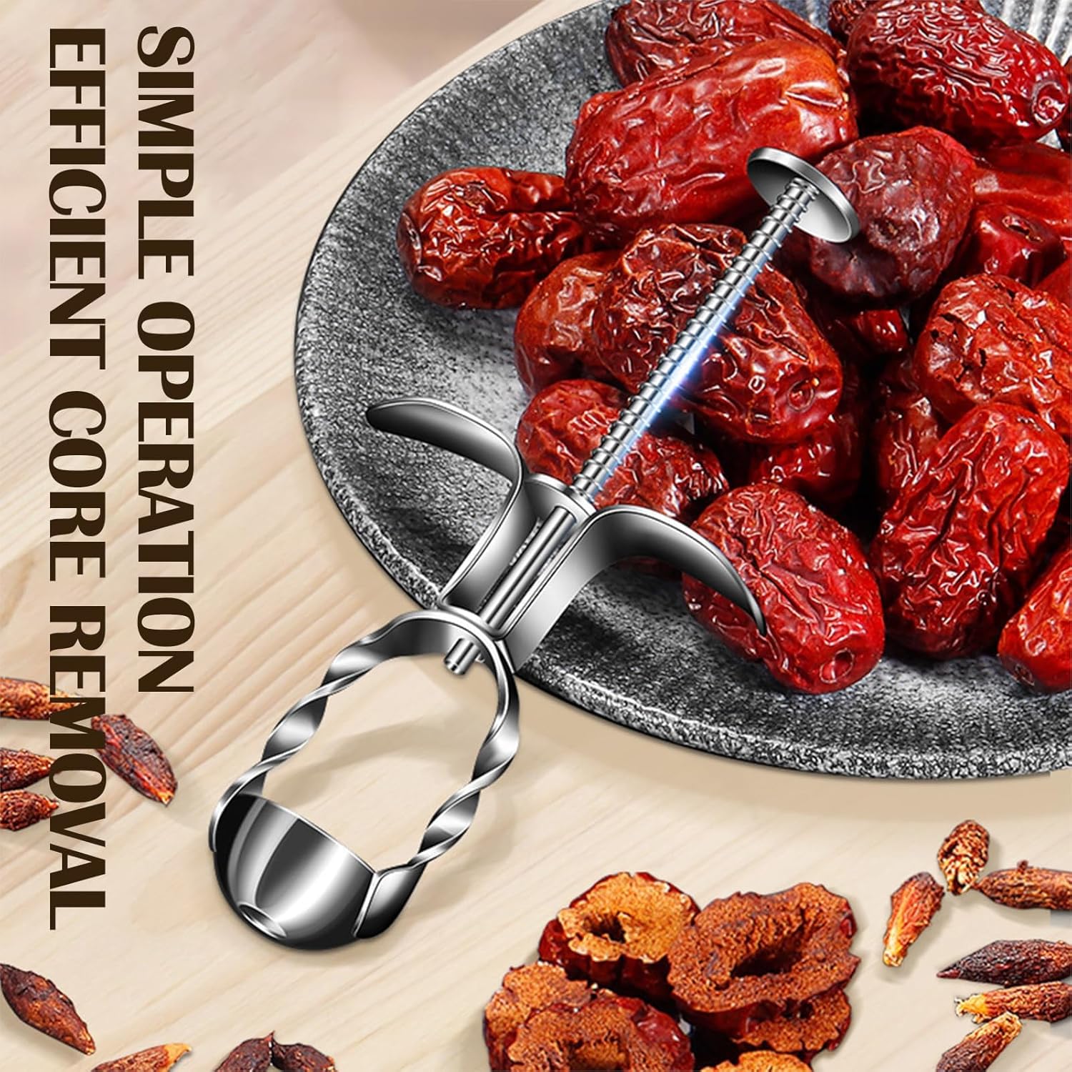 To the nut crusher