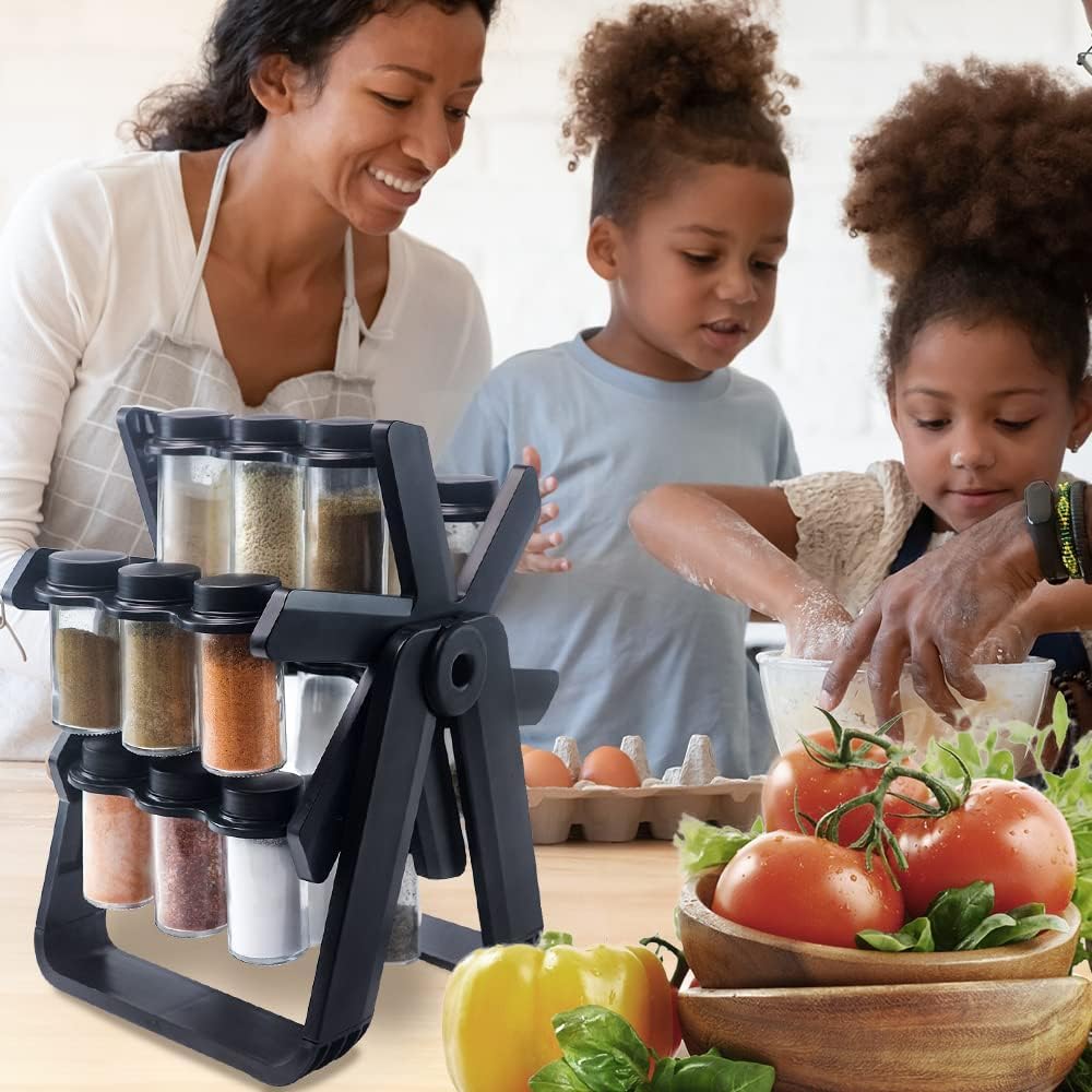 Rotating spice rack