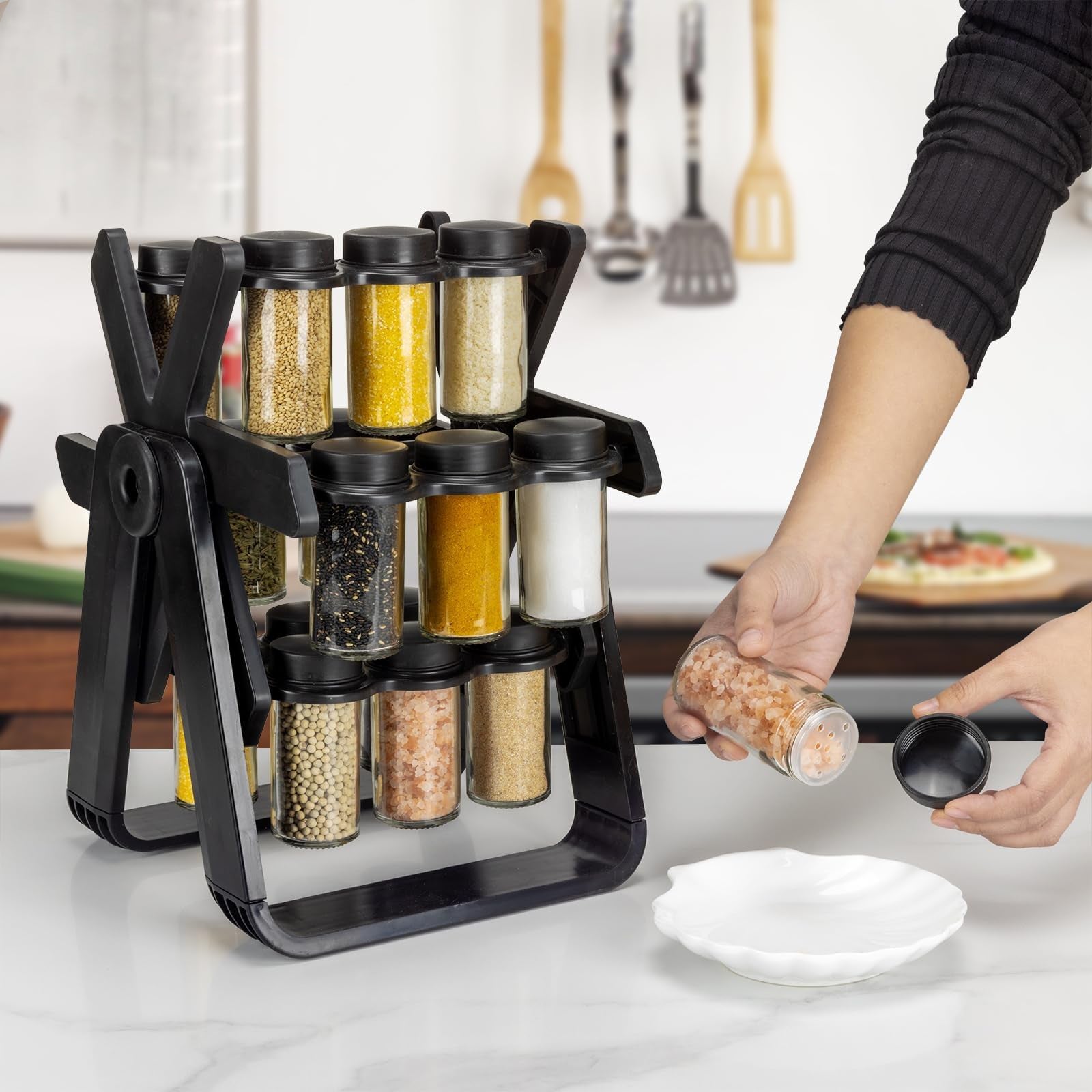 Rotating spice rack